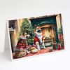 Akita Christmas Greeting Cards Pack of 8 Blank Cards with Envelopes Whimsical A7 Size 5x7 Blank Note Cards